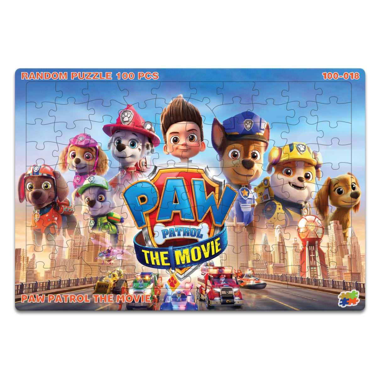 Bảng xếp hình 100 mảnh Random - Paw patrol the movie