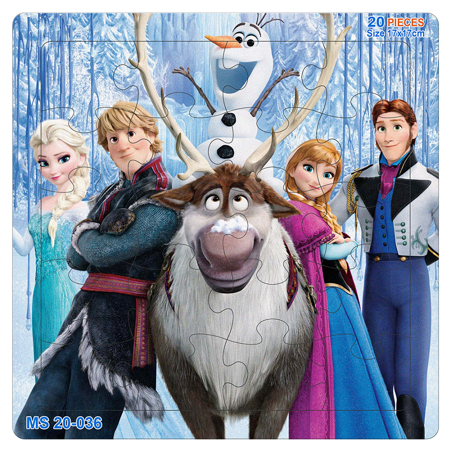 Đồ chơi xếp hình 20 mảnh Frozen(17x17cm)