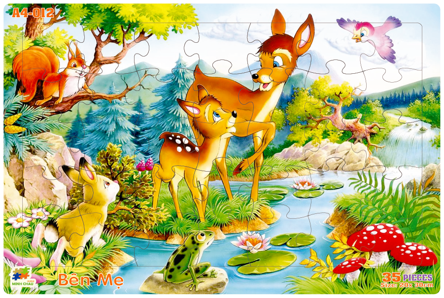 Đồ chơi xếp hình 35 mảnh Bên mẹ (20x30cm)