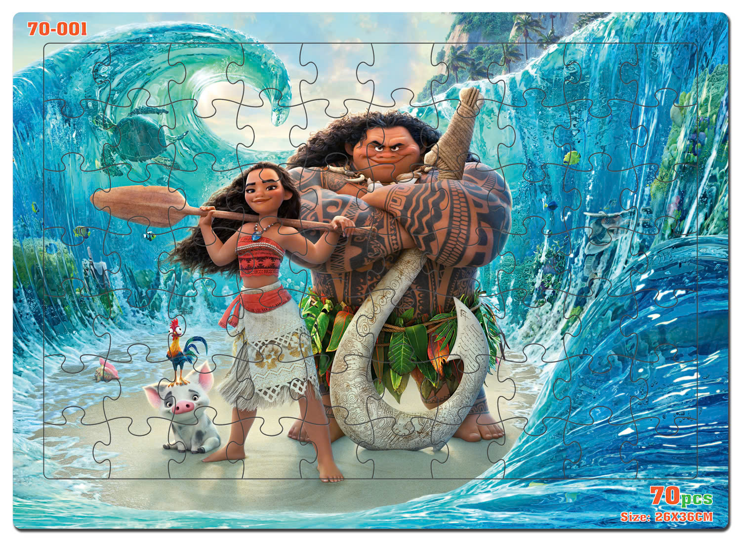 Đồ chơi xếp hình 70 mảnh - 001