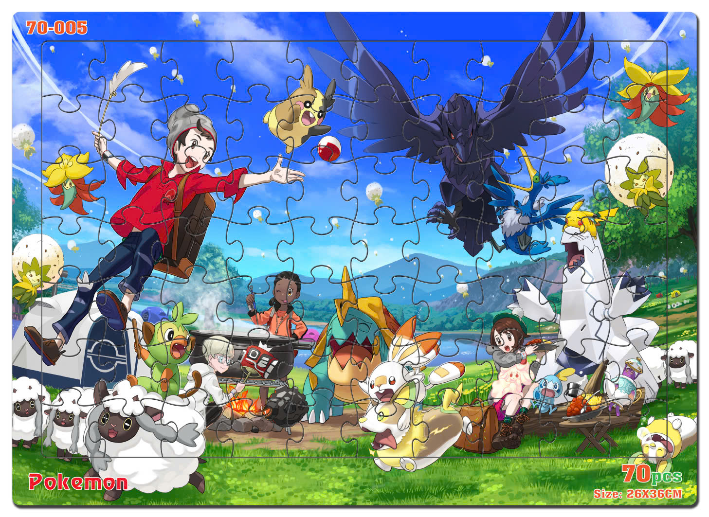 Đồ chơi xếp hình 70 mảnh Pokemon