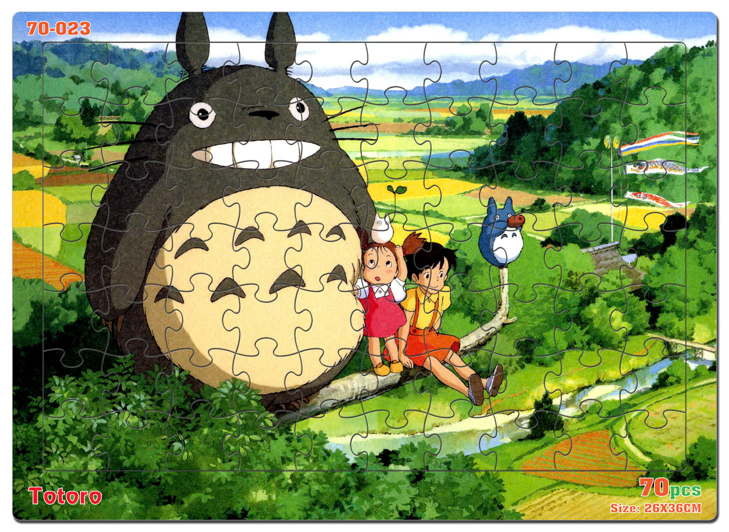 Đồ chơi xếp hình 70 mảnh Totoro