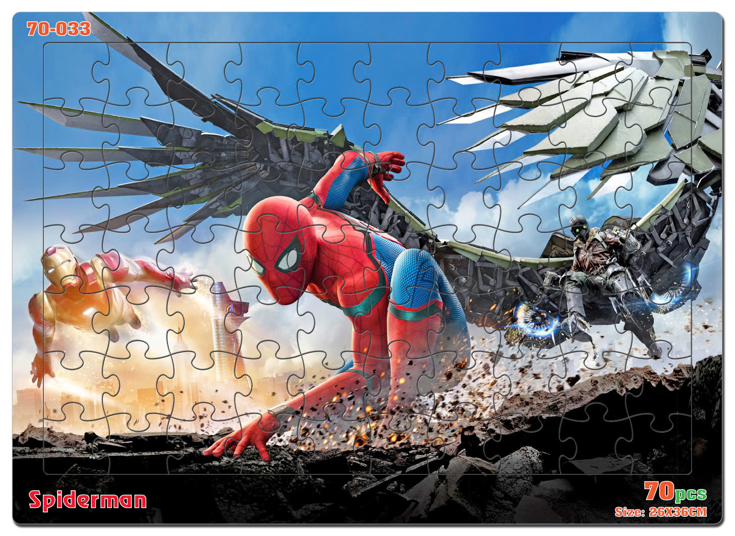 Đồ chơi xếp hình 70 mảnh Spiderman