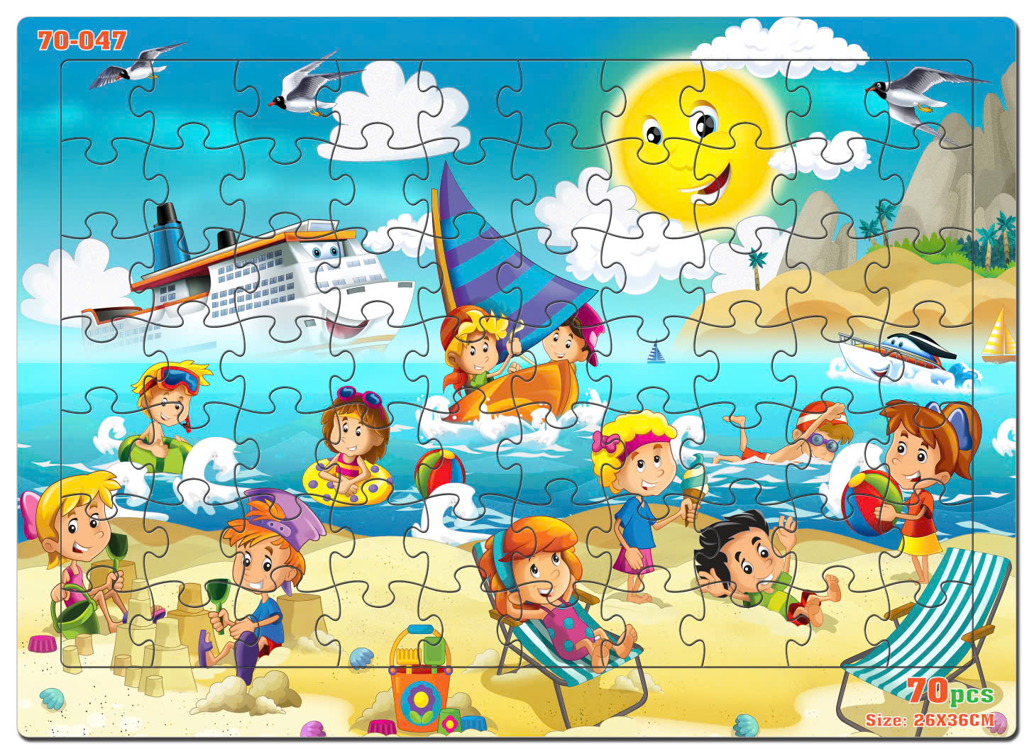 Đồ chơi xếp hình 70 mảnh - 047