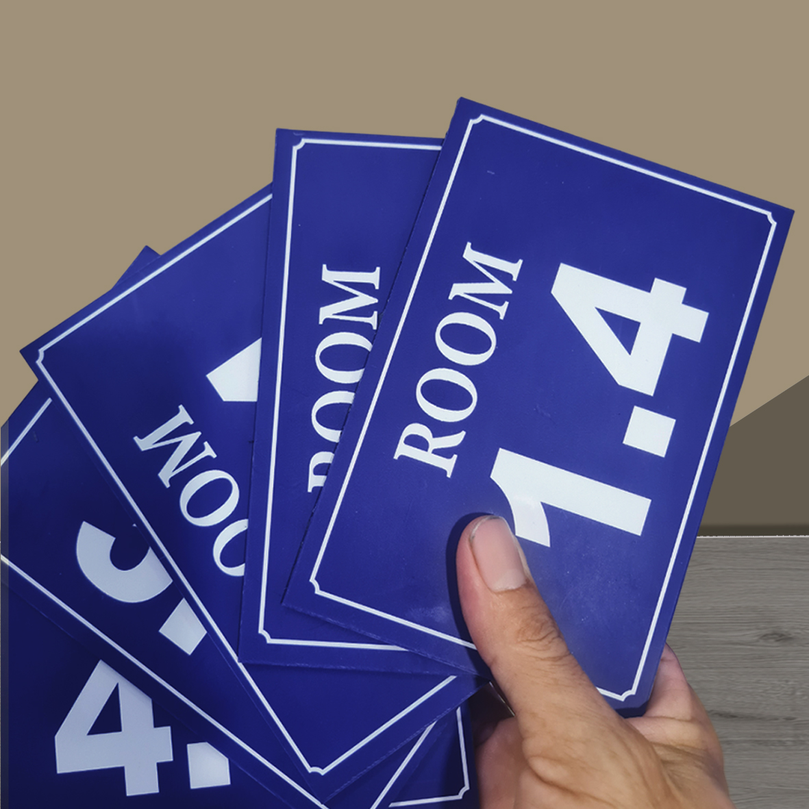 In bảng số nhà số phòng