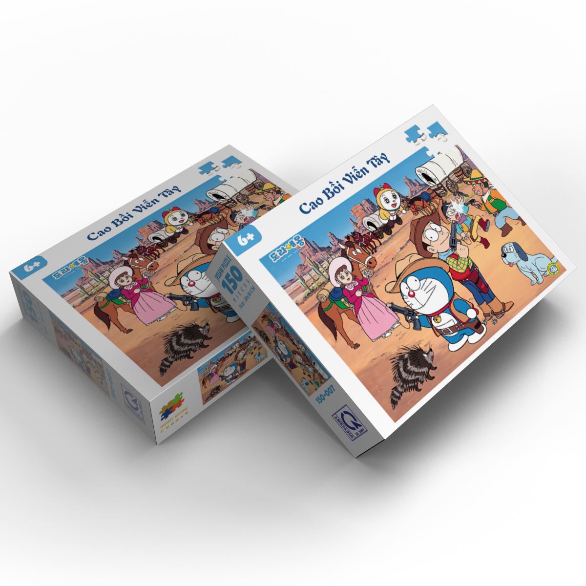 Bộ tranh xếp hình Minh Châu 150 mảnh – Cao Bồi Viễn Tây