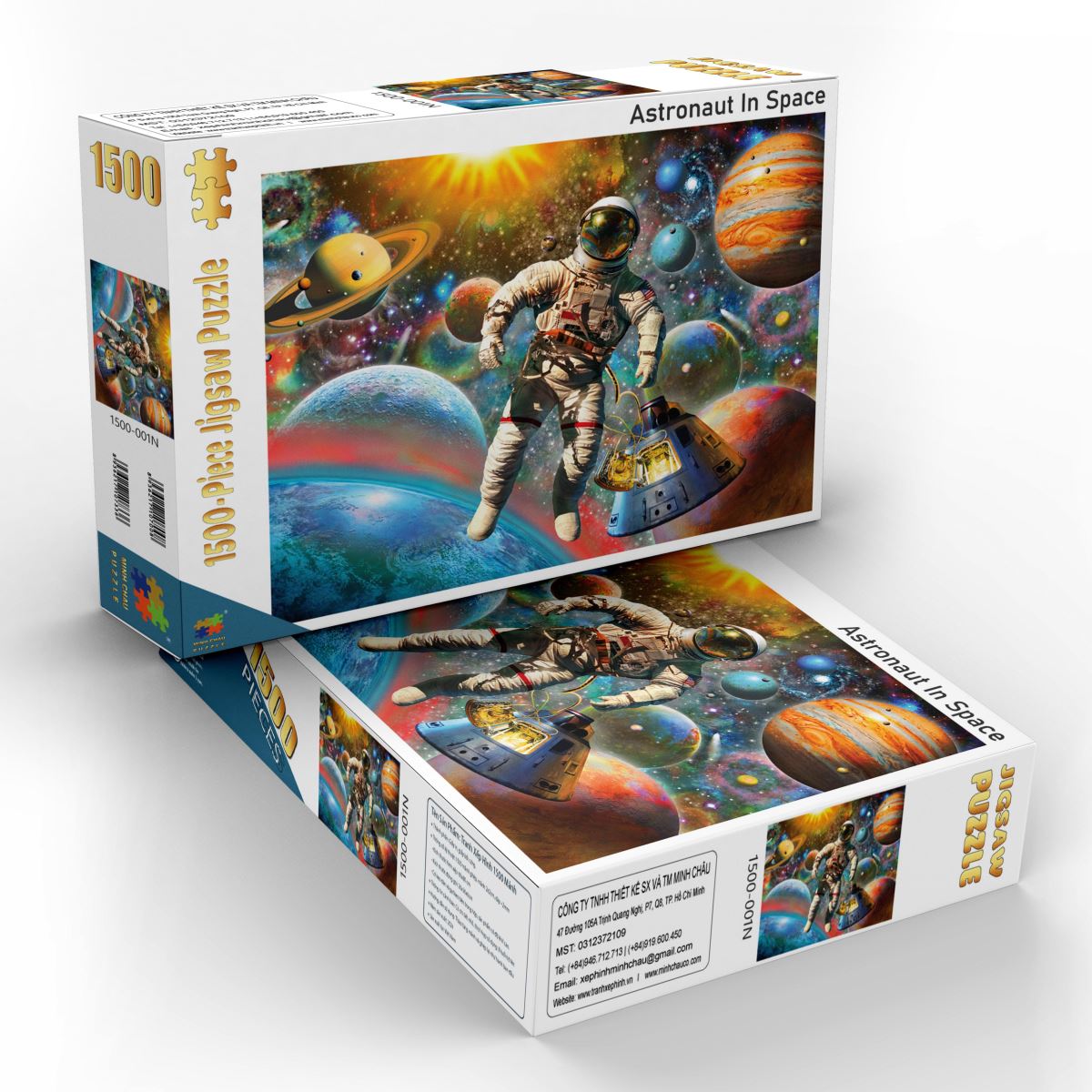 Bộ tranh xếp hình cao cấp 1500 mảnh – Vũ trụ(60x80cm)