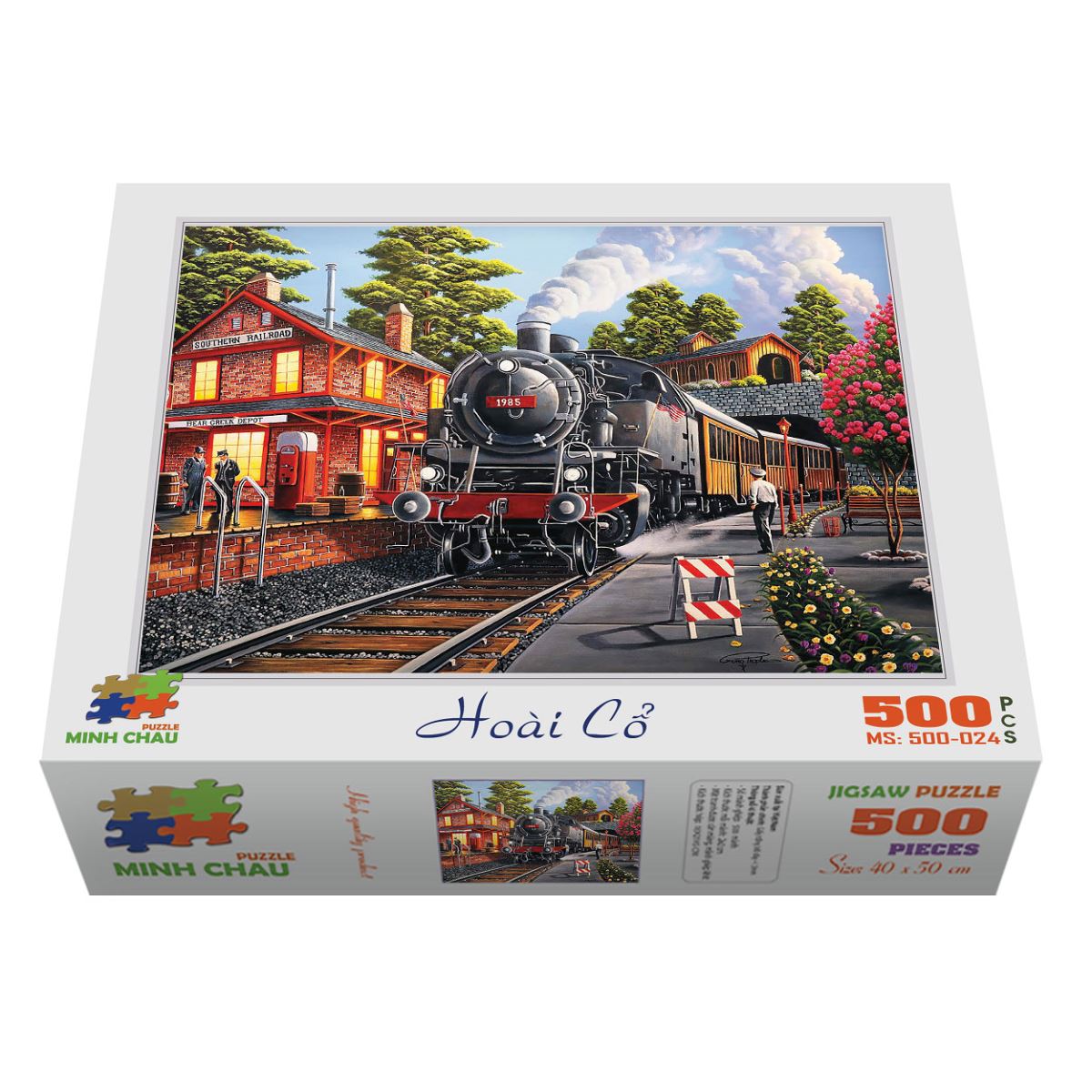 Bộ tranh xếp hình cao cấp 500 mảnh ghép – Hoài cổ