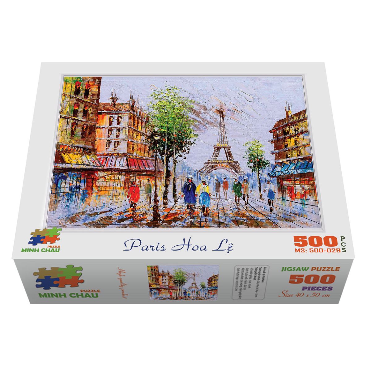 Bộ tranh xếp hình cao cấp 500 mảnh ghép – Paris hoa lệ