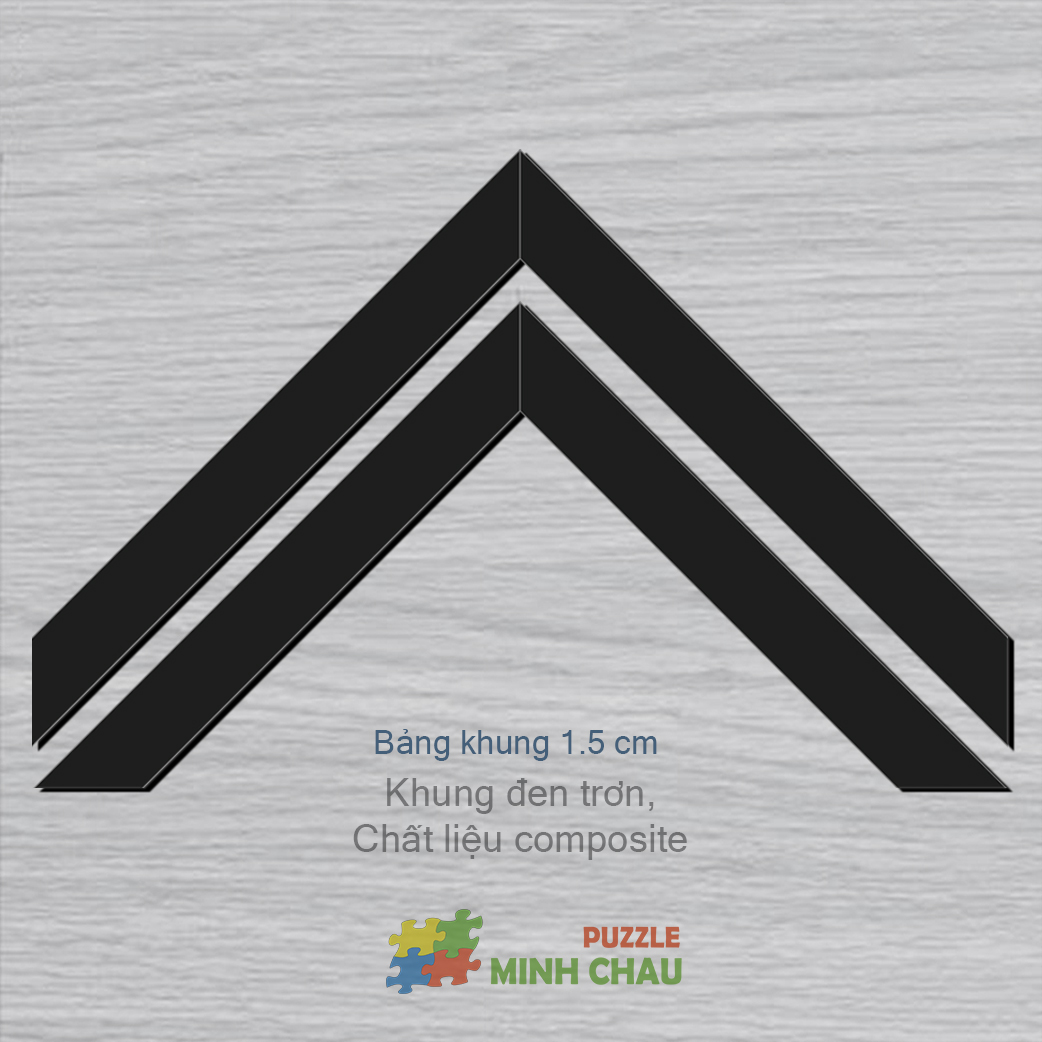 Khung đen trơn 18x24 (1.5cm)