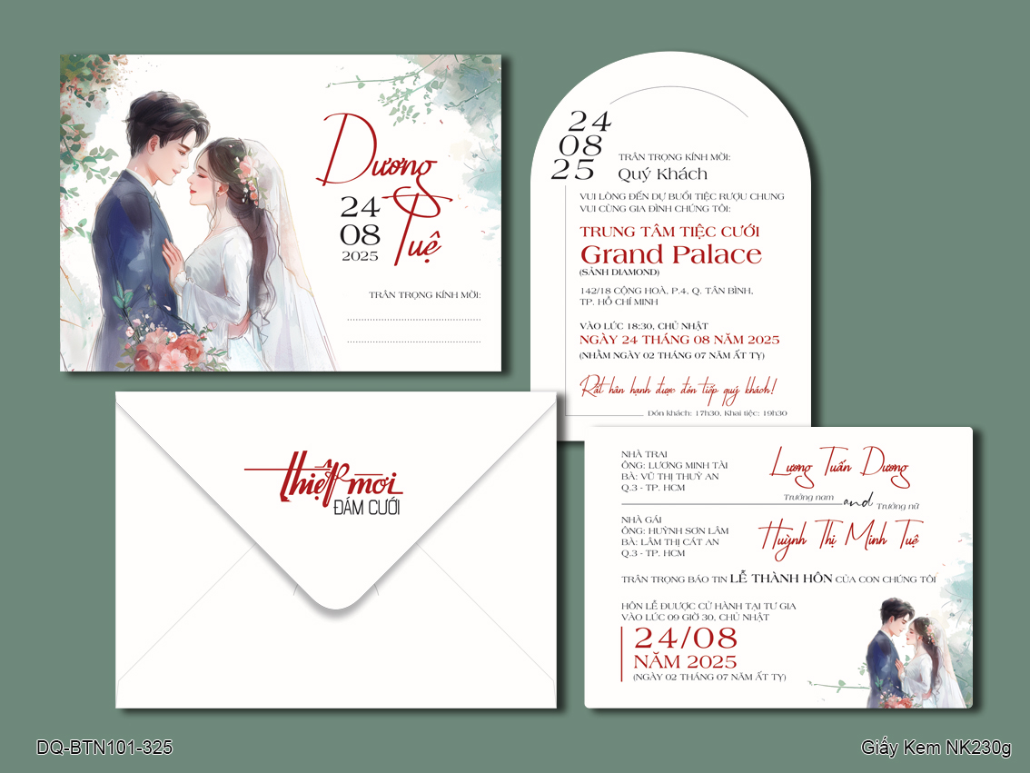 Thiệp in kỹ thuật số - DQ-BTN101-325