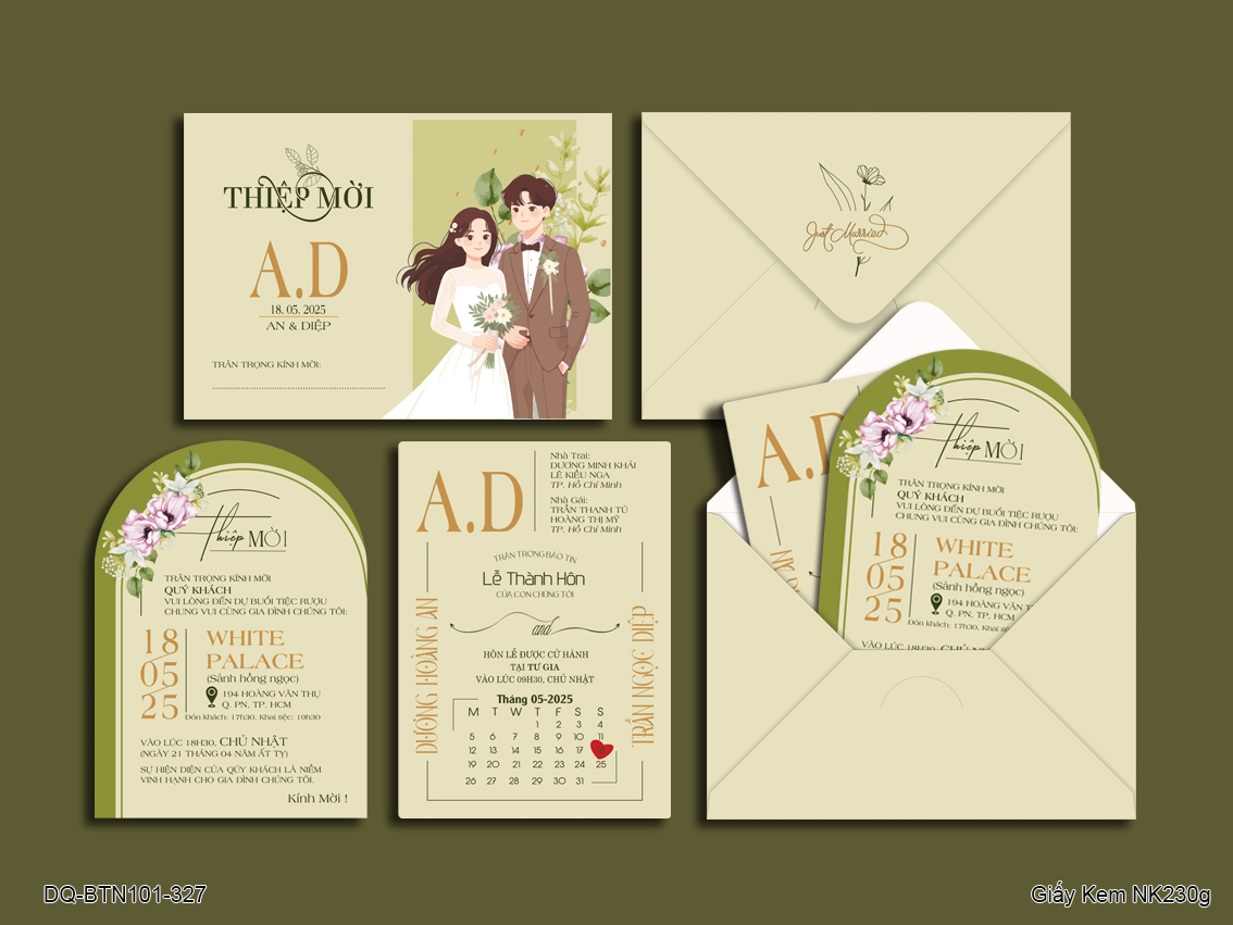 Thiệp in kỹ thuật số - DQ-BTN101-327